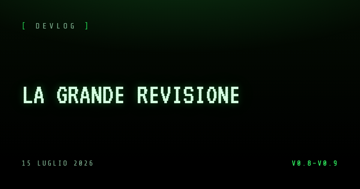 La grande revisione