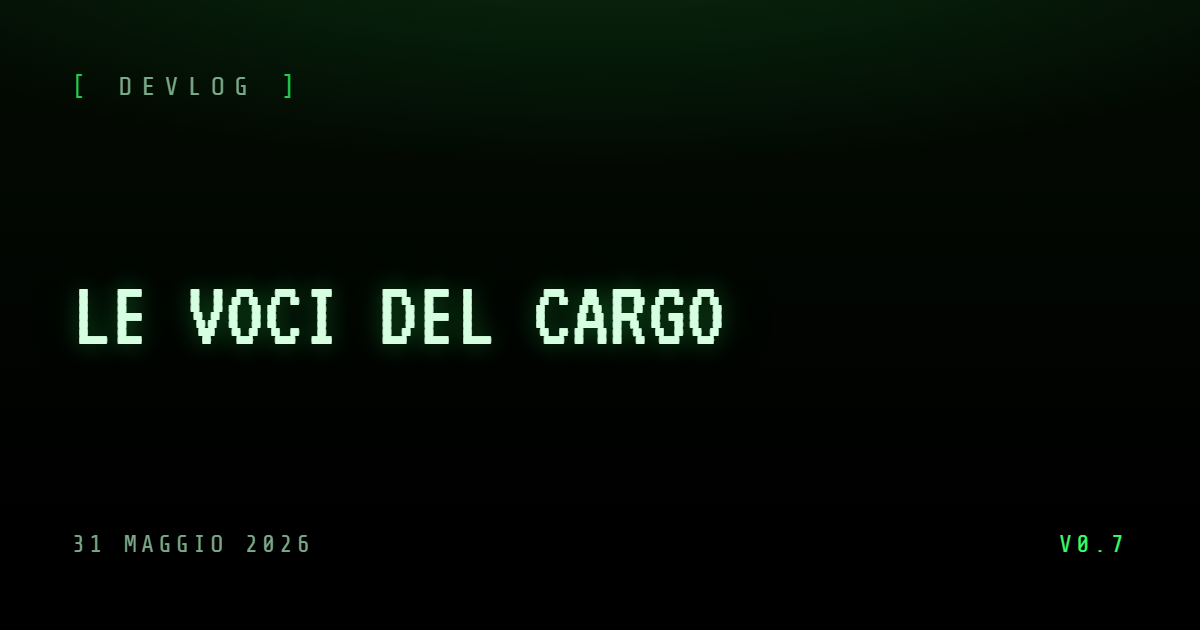Le voci del cargo
